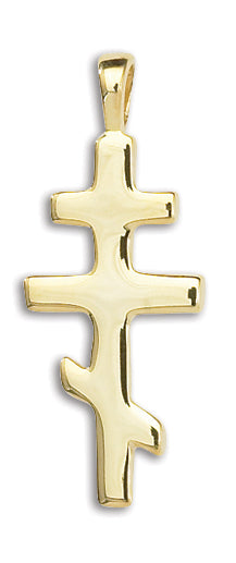 Yellow Gold Orthodox Cross
