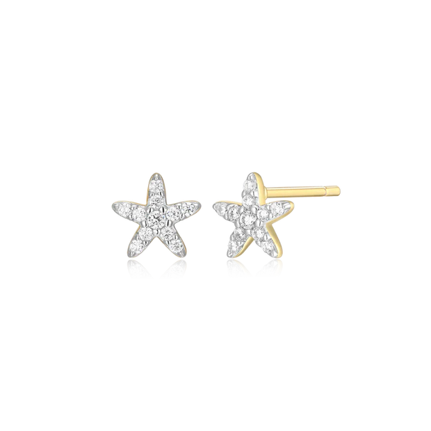 Monte Luna Yellow Star Earrings