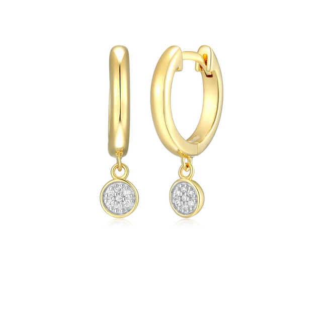 Monte Luna Yellow Diamond HGuggie Earrings