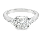 Lab Grown Radiant Cut Diamond Engagement Ring - 1.68ctw