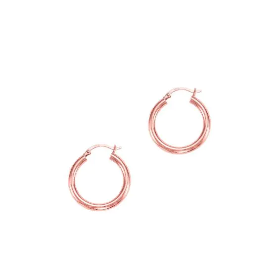 Rose gold Hoop Earrings