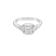Lab Grown Radiant Cut Diamond Engagement Ring - 1.74ctw