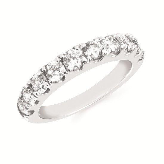 White Gold Diamond Anniversary Band- 1.25 ct