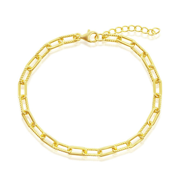 Yellowr Paperclip Bracelet