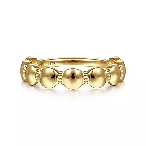 Gabriel & Co. Yellow Station Stackable Ring
