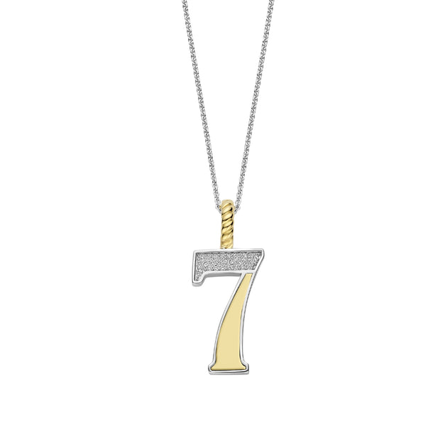 Ti Sento Yellow Number 7 Necklace