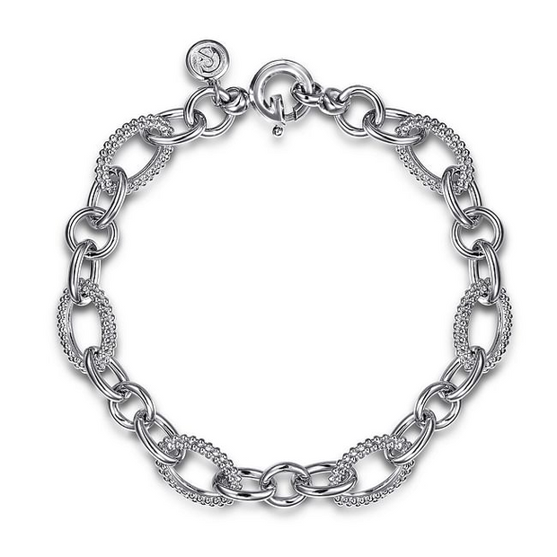 Gabriel & Co. Silver Bujukan Link Bracelet