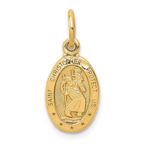 Yellow Gold St. Christopher Pendant