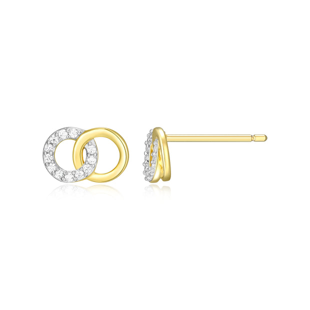 Monter Luna Yellow Lab Created Diamond Earrings