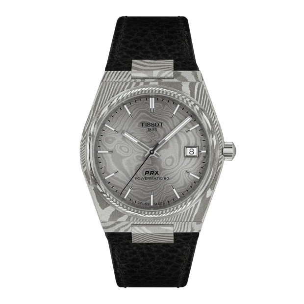 Tissot- PRX Damascus Steel : 38 MM