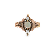 14K Edwardian Ring - Rose Gold