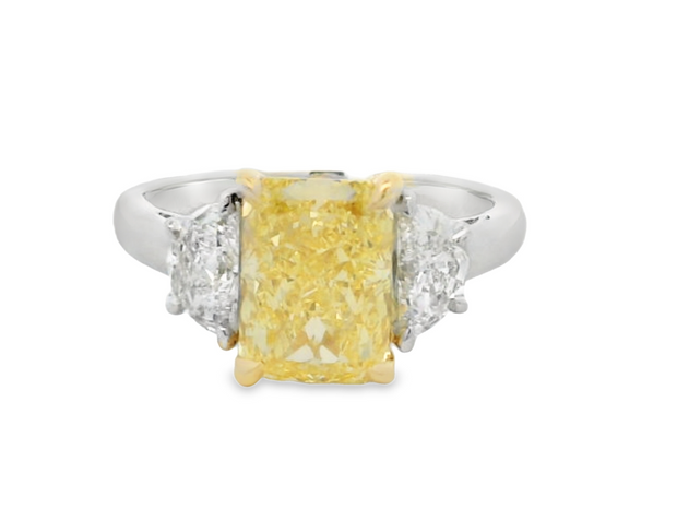 Platinum and 18K Lab Grown Diamond