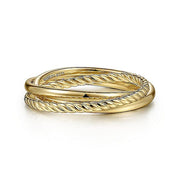Gabriel & Co. Triple Twisted Rope Ring