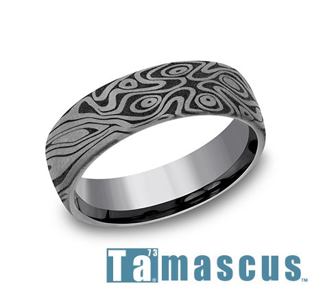 Tamascus Band with Birds Eye Pattern