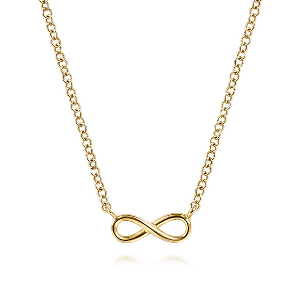 Gabriel & Co. yellow Infinity Pendant Necklace