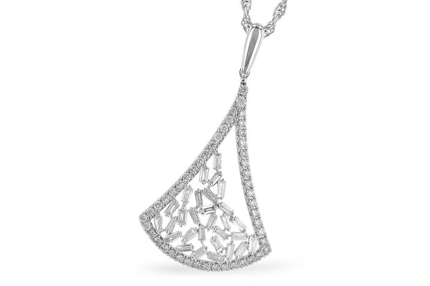 Allison Kaufman Diamond Cluster Pendant Necklace