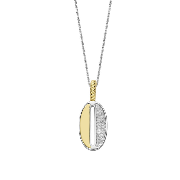 Ti Sento Yellow Letter O Necklace