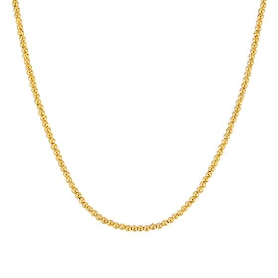 Yellow Gold Bead Chain