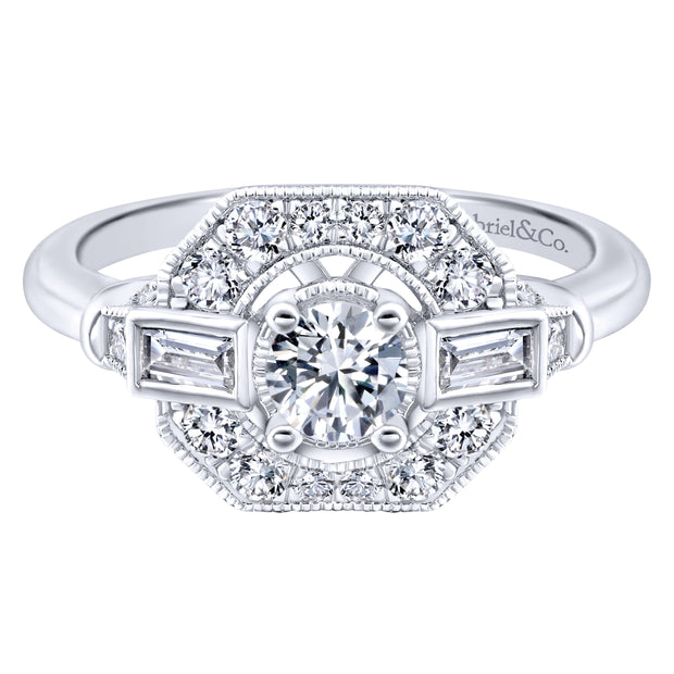 Gabriel & Co., Vintage Engagement Ring