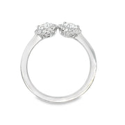 14K Two Diamond Ring - .85ctw
