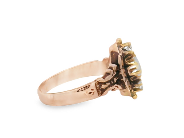 14K Edwardian Ring - Rose Gold