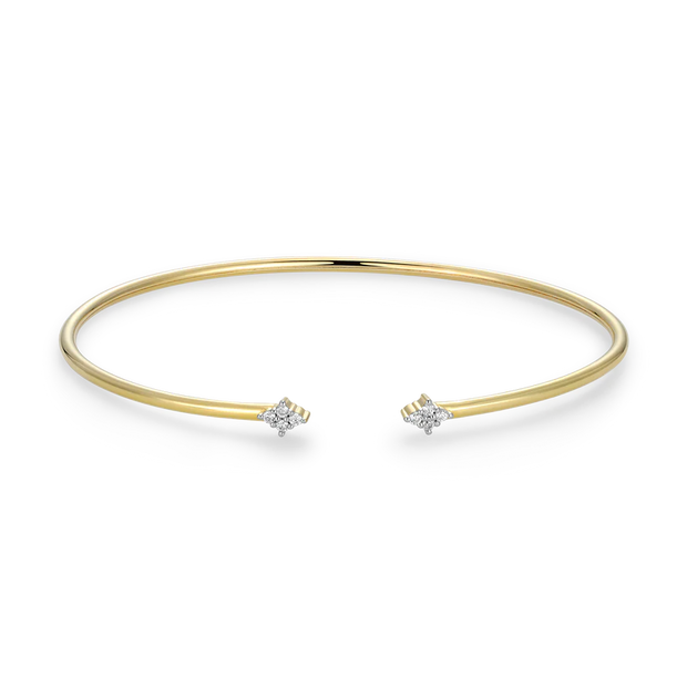 Monte Luna Yellow Four Cluster LG Cuff