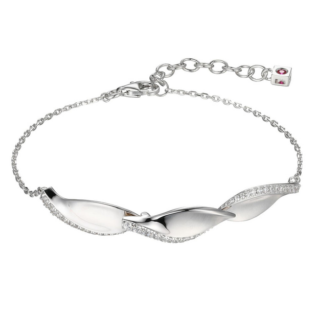 Elle Silver Bracelet with CZs