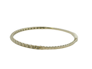 14K Yellow Gold Flexible Diamond Bracelet - .19ctw