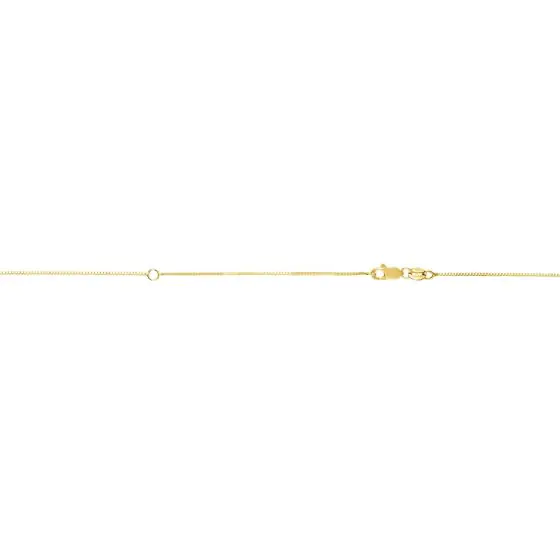 Yellow Gold Extendable Box Chain