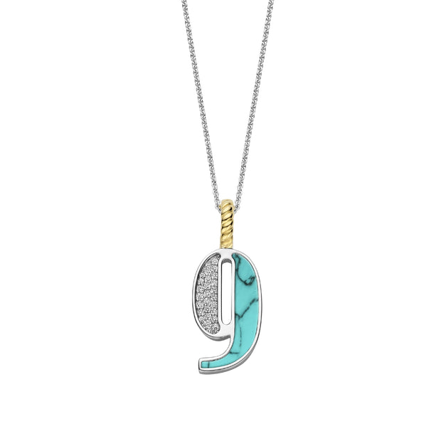 Ti Sento Silver Number 9 Necklace