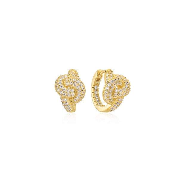 Sif Jakobs Yellow Imperia Creolo Huggie Earrings
