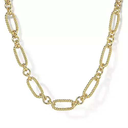 Gabriel & Co Twisted Rope Chain
