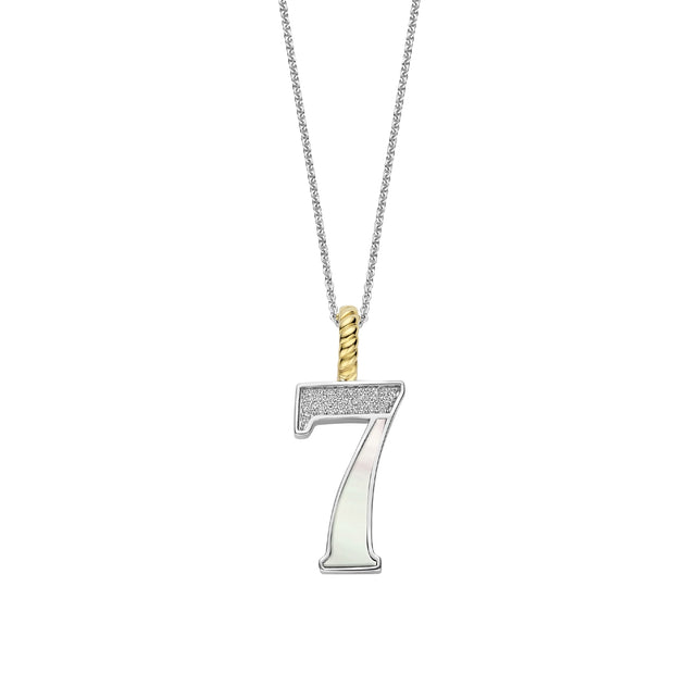 Ti Sento Silver Number 7 Necklace