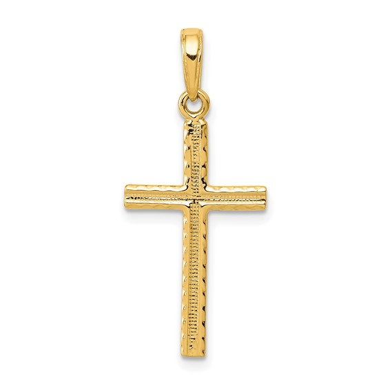 Yellow Gold Latin  Cross