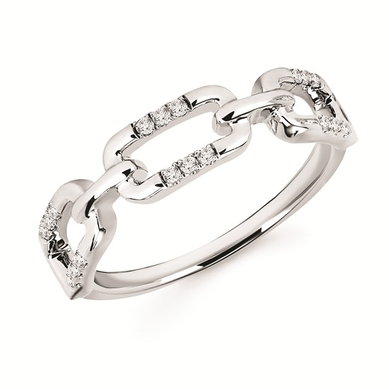 White Gold Diamond Fashion Ring